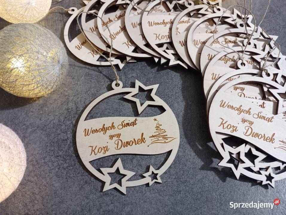 Bombka firmowa logo Pozostałe Dom i Ogród Stare Siołkowice