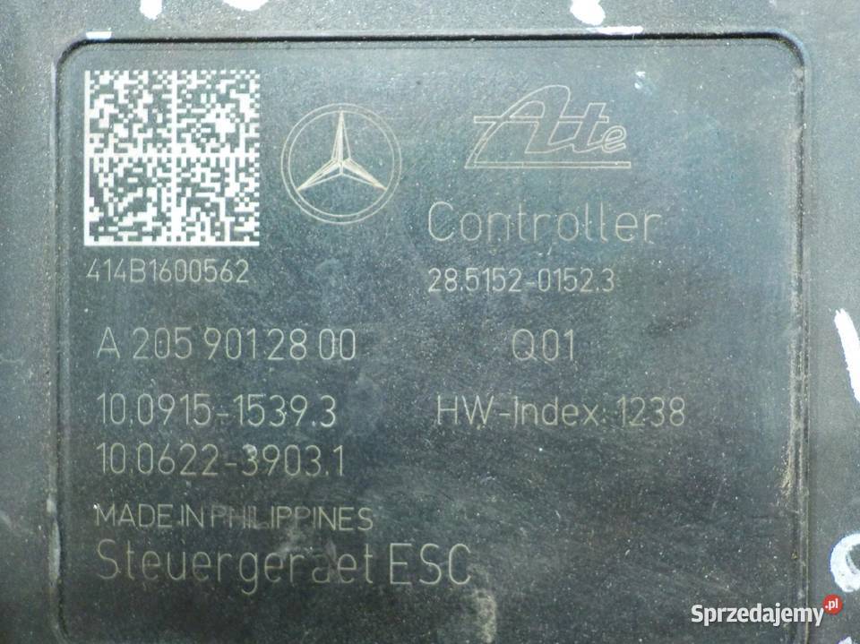 MERCEDES C W205 21 CDI 15r SEDAN 4D pompa ABS Suków