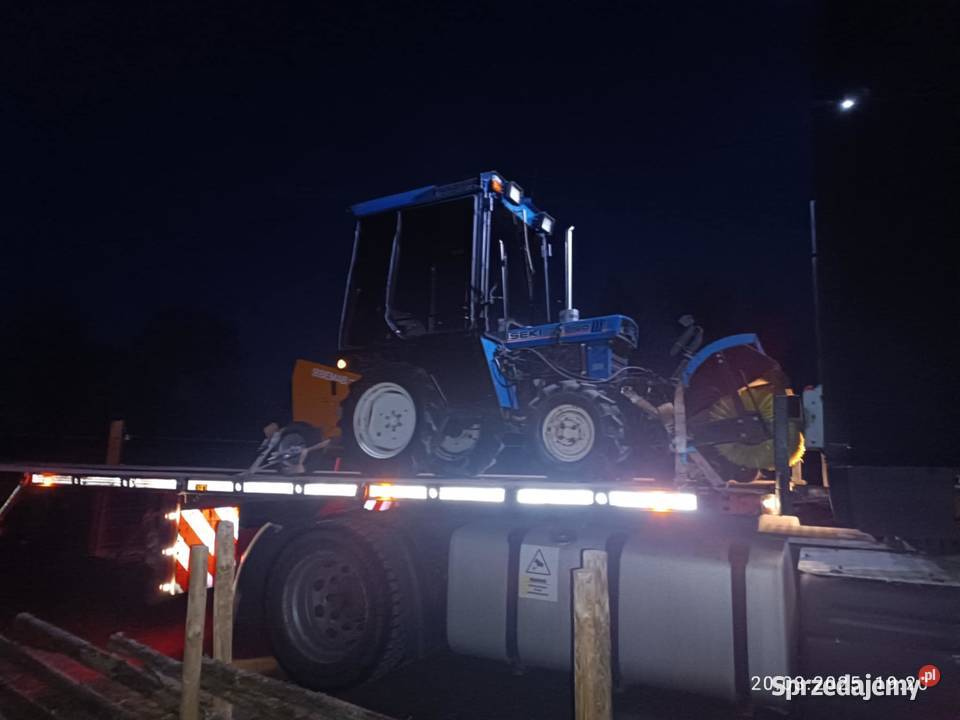 Traktor Iseki 2160 4x4 piaskarka szczotka pług Iseki Lubawa