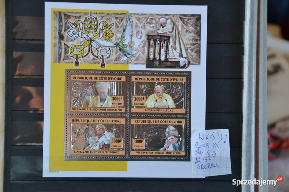 ZnaczkiPapież Jan Paweł II Wybrzeże Kości dolnośląskie Sobótka