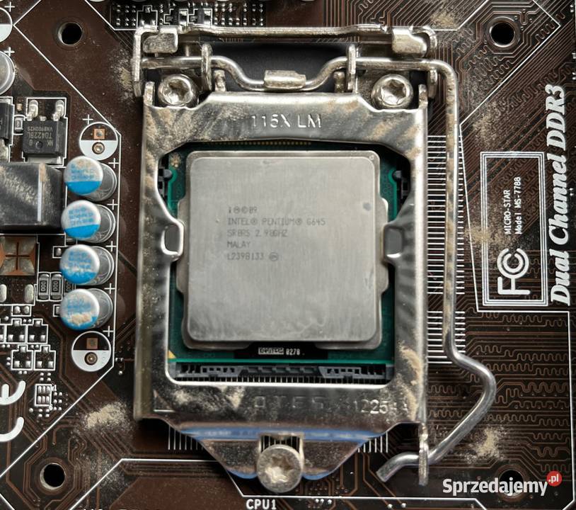 Płyta główna MSI H61MP20 G3 Pentium 298 GHz Malbork