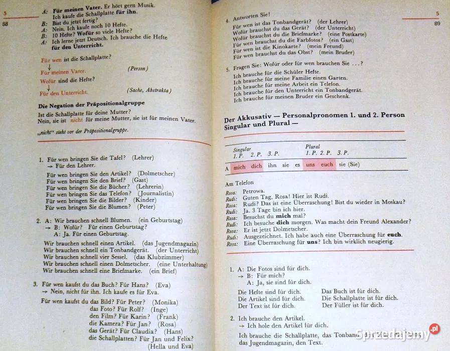 Deutsch Ein Lehrbuch fr Auslnder 1 A H Dieling Chełm