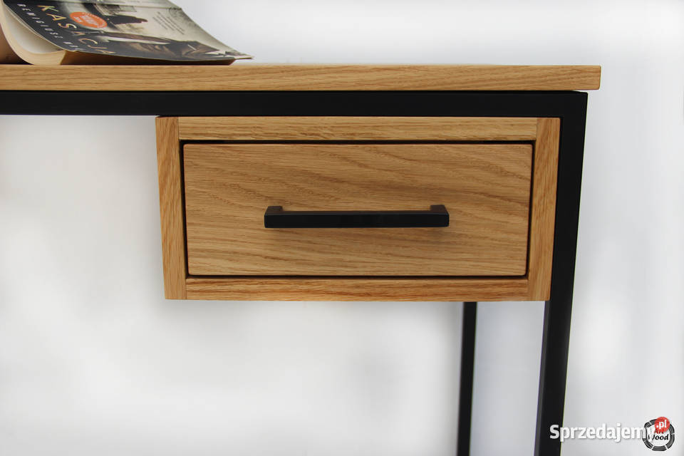 Biurko loftowe z szufladą konsola loftowa 100cm Nowy Sącz