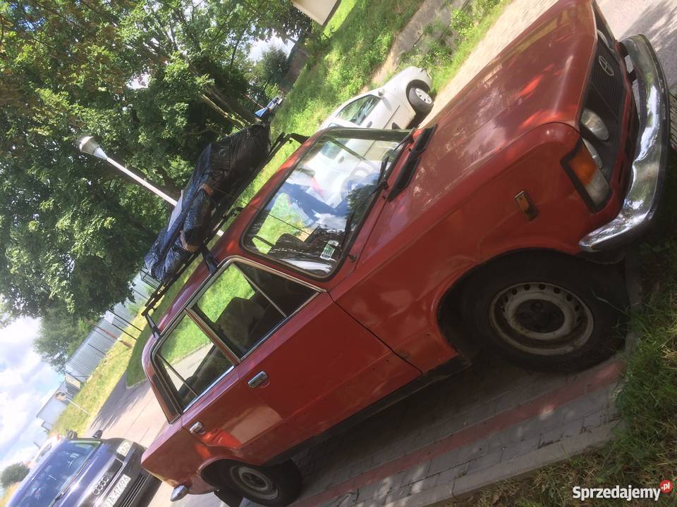 Fiat 125p FSO duży Fiat 1986r czerwony 12550km Jarosław