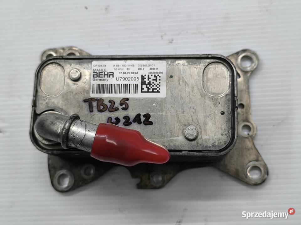 CHŁODNICA OLEJU MERCEDES EKLASA W212 22 CDI