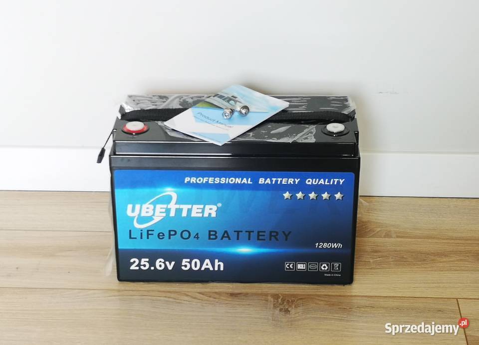 LiFePO4 akumulator litowo 256V 50Ah BMS bank łódzkie Bukowiec