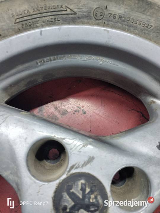 Przednie koło 12 Peugeot speedfight łódzkie Łubno sprzedam