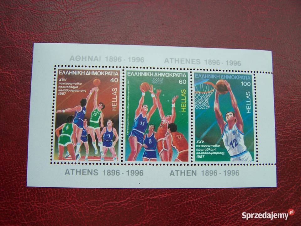Grecja 1987 MNH Sport Koszykówka