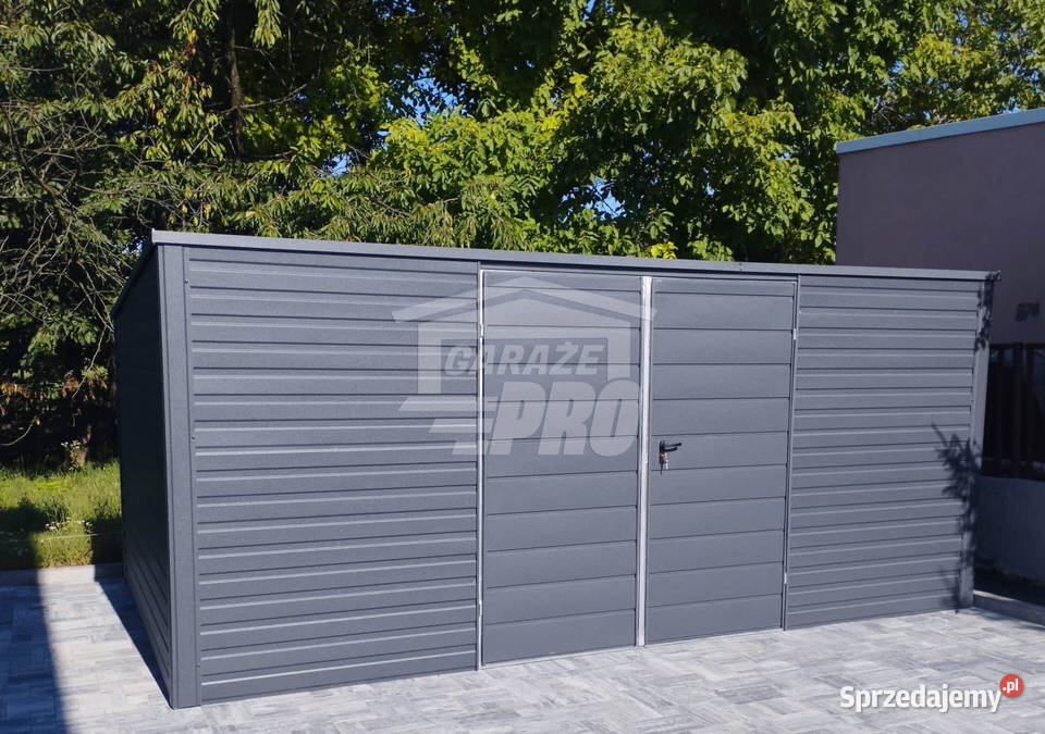 Domek ogrodowy schowek 6x3 Brama antracyt spad w Sanok