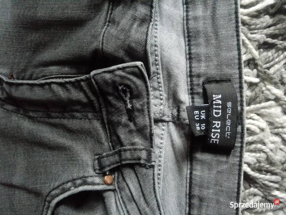 Jeansy rozciągliwe z dziurami Rozmiar 38(M) małopolskie Chrzanów sprzedam
