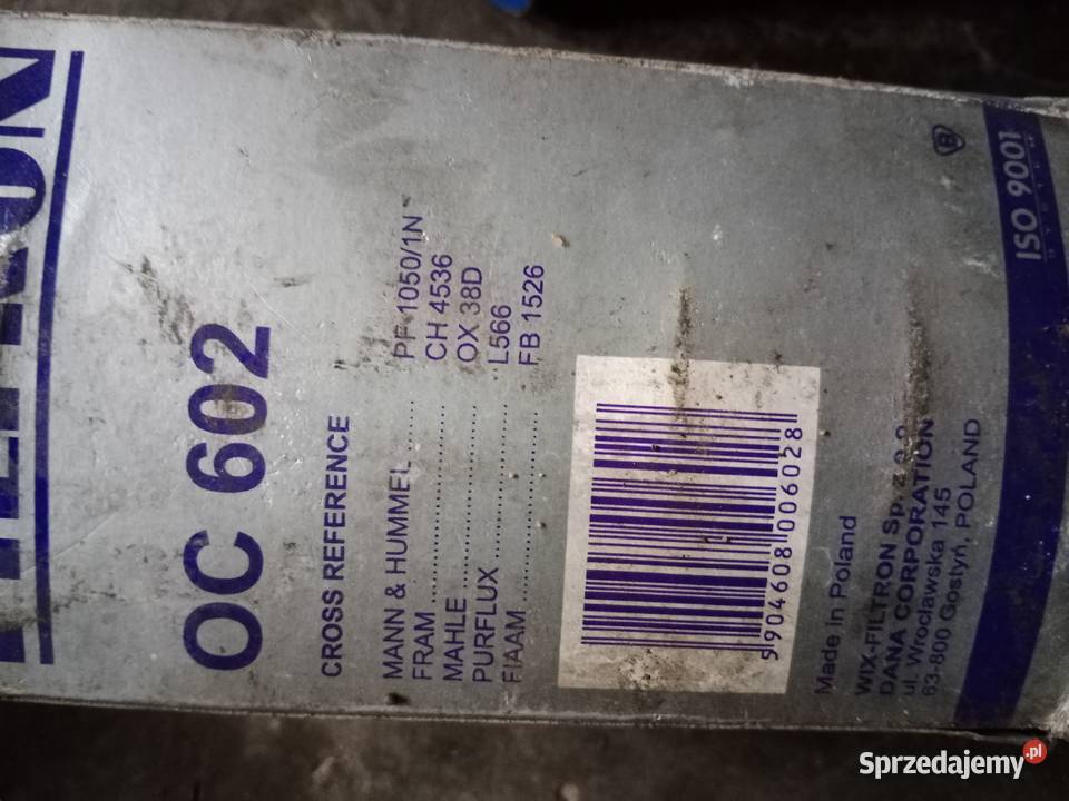 FILTRON filtr oleju OC602 Mercedes W124 W201 Poddębice