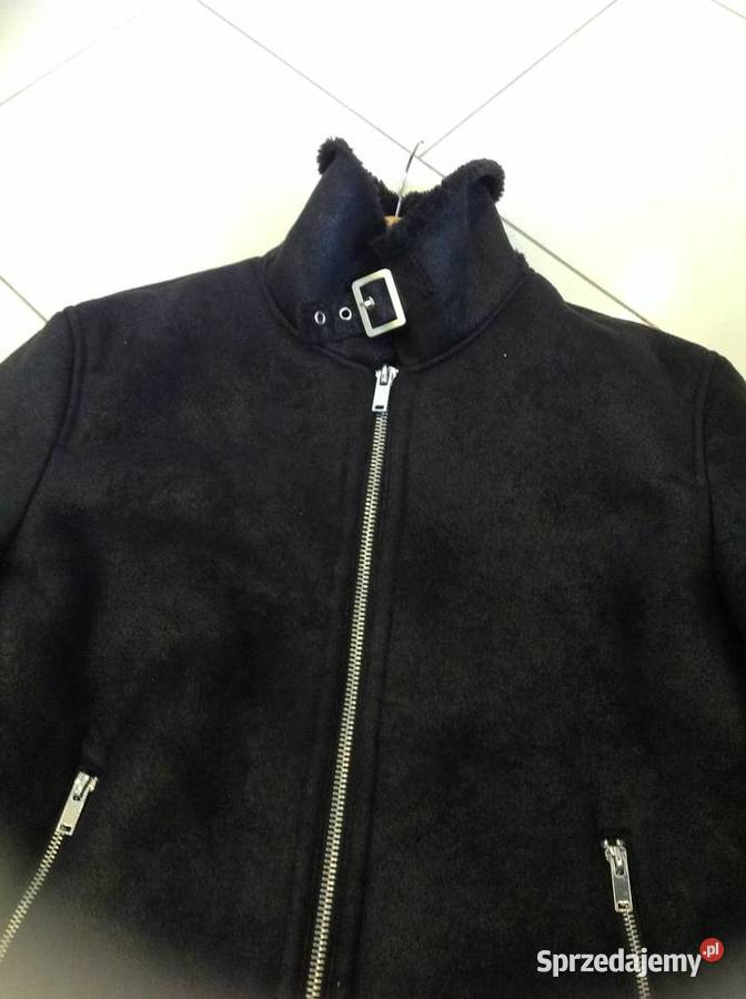 Kożuszek KurtkaCzarna Męska FOREVER 21 S NOWY Nowa Sól