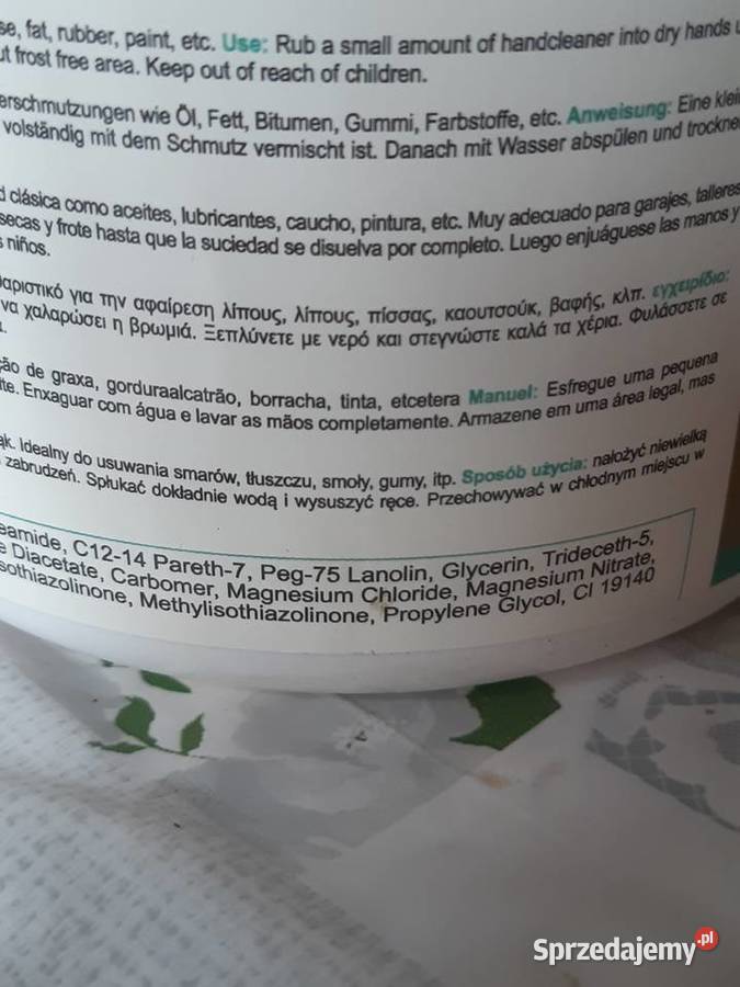 Żel do mycia zabrudzeń na rękach Miechów sprzedam