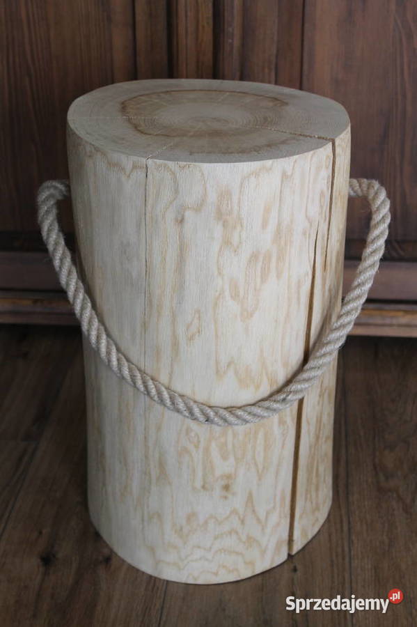 taboret stolik kawowy drewniany