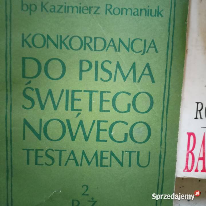 Konkordacja do pisma świętego książki wysyłka Gdańsk