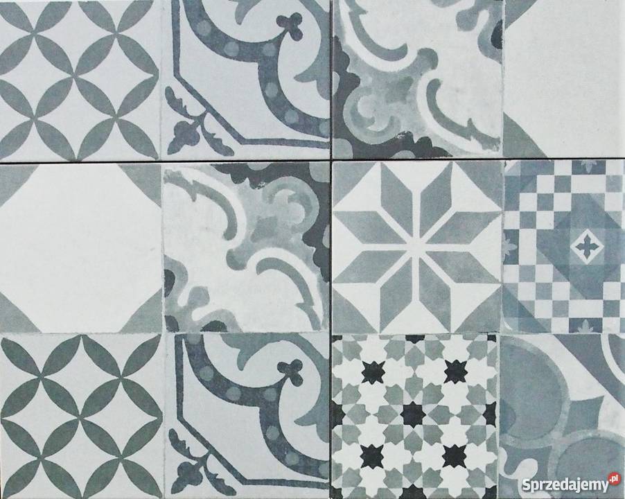 TERAKOTA MOMENTS PATCHWORK GRI I 45X45 162m2 8 lubelskie Krzywda