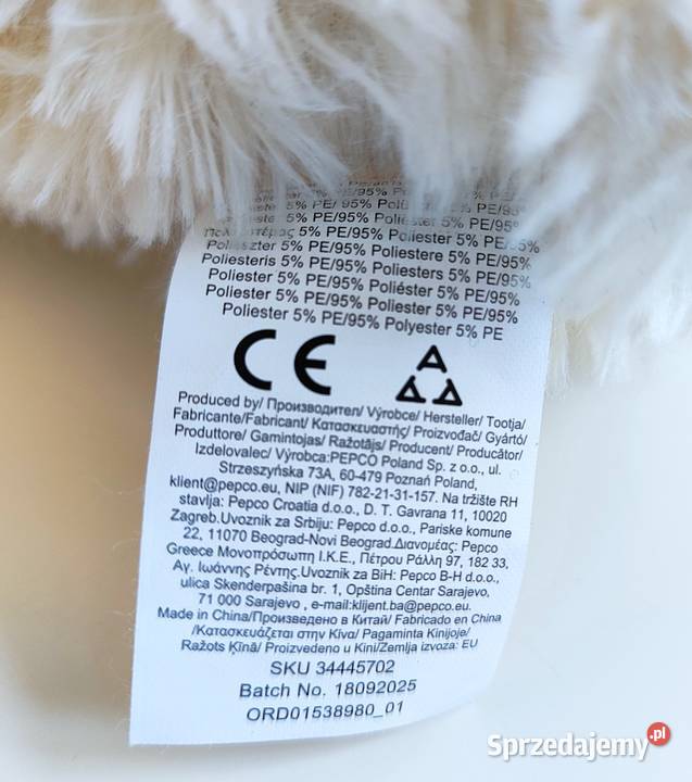 Nowy Miś z sercem Love maskotka Pepco Walentynki Katowice