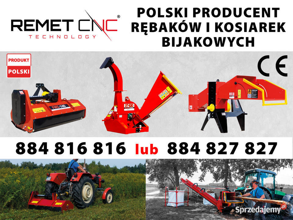 Rębak spalinowy REMET RS80 PRODUCENT Brzozów sprzedam