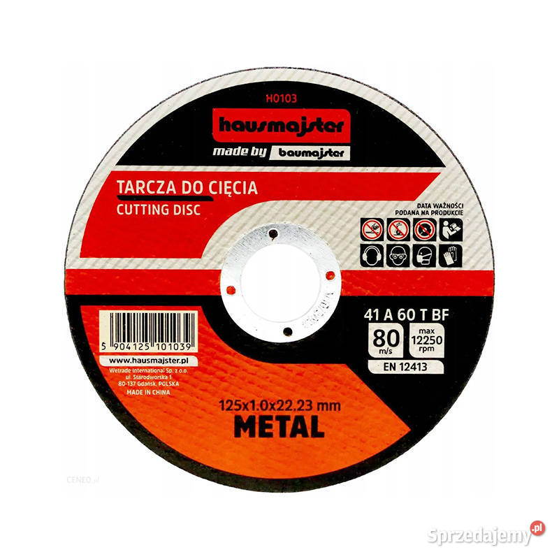 BAUMAJSTER Tarcza do cięcia metalu H0103 Kielce sprzedam