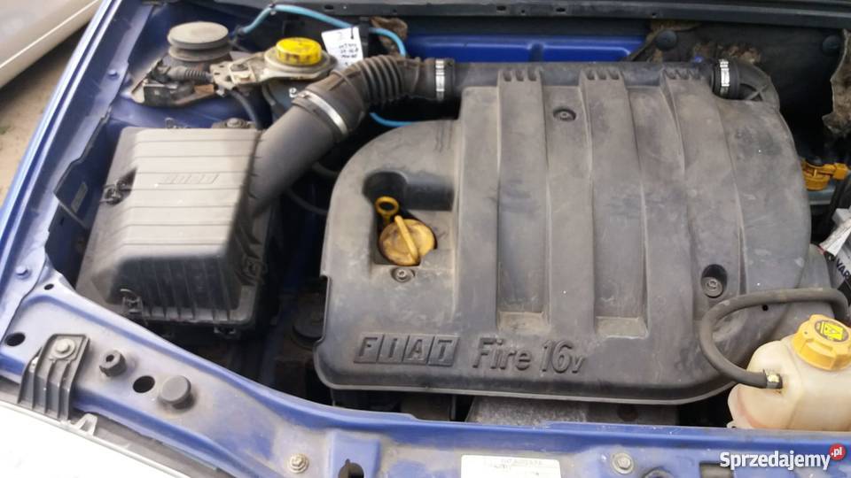 Fiat Albea 12 16v uszkodzony na części kupiony w polskim salonie Białystok