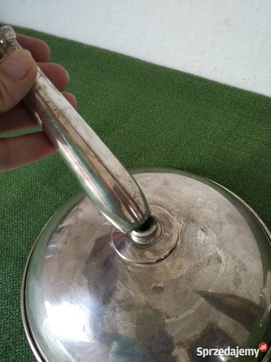 Patera srebrzona na wysokiej nodze Ropa