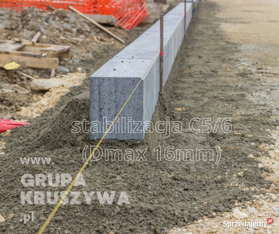 Beton suchy - Beton C8/10 S1 (Dmax 16mm) pod kostkę, drogi ...