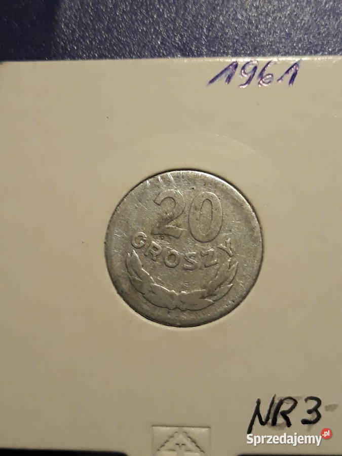 20 groszy 1961 r 3 rzadkość