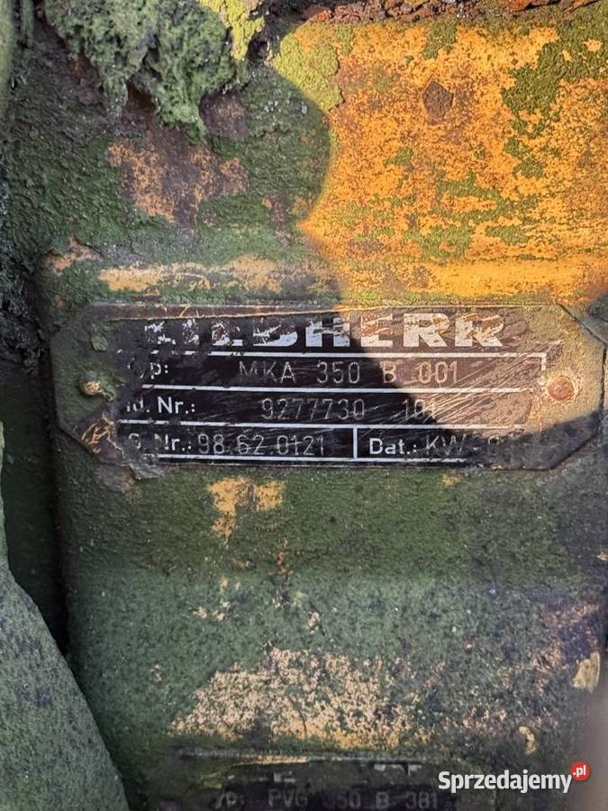 Pompa hydrauliczną główna z koparki Liepherr