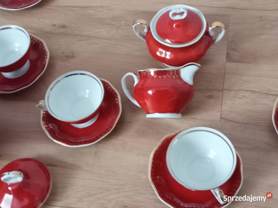 Zestaw kawowy KAROLINA Wałbrzych z lat 70 Świdnica sprzedam