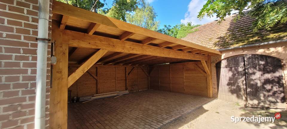 Altana drewniana zadaszenia tarasów tarasy Chojna