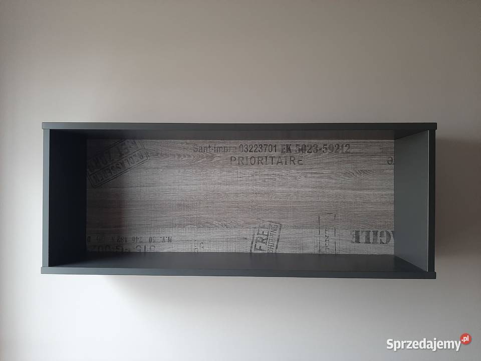 Komplet mebli grafitowodębowych z kolekcji Dom i Ogród Warszawa