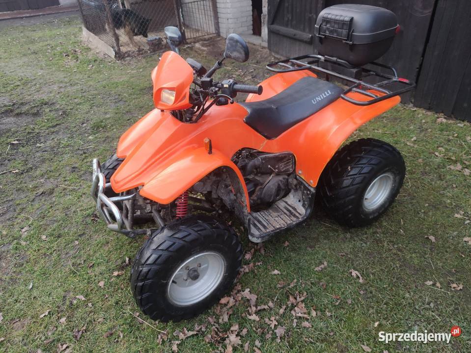 Quad unilli kx150 zarejestrowany homologacja benzyna