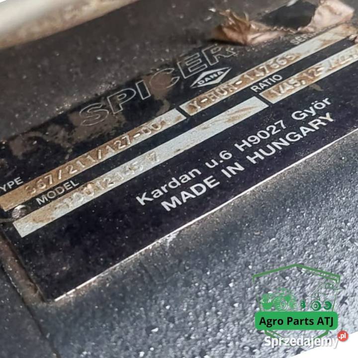 Most napędowy Spicer Dana 1001214517 JLG 3006H Ciechanowiec