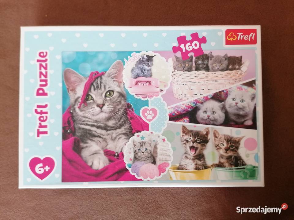 Puzzle Trefl Urocze kotki 160 elementów 41 x 275 Łódź