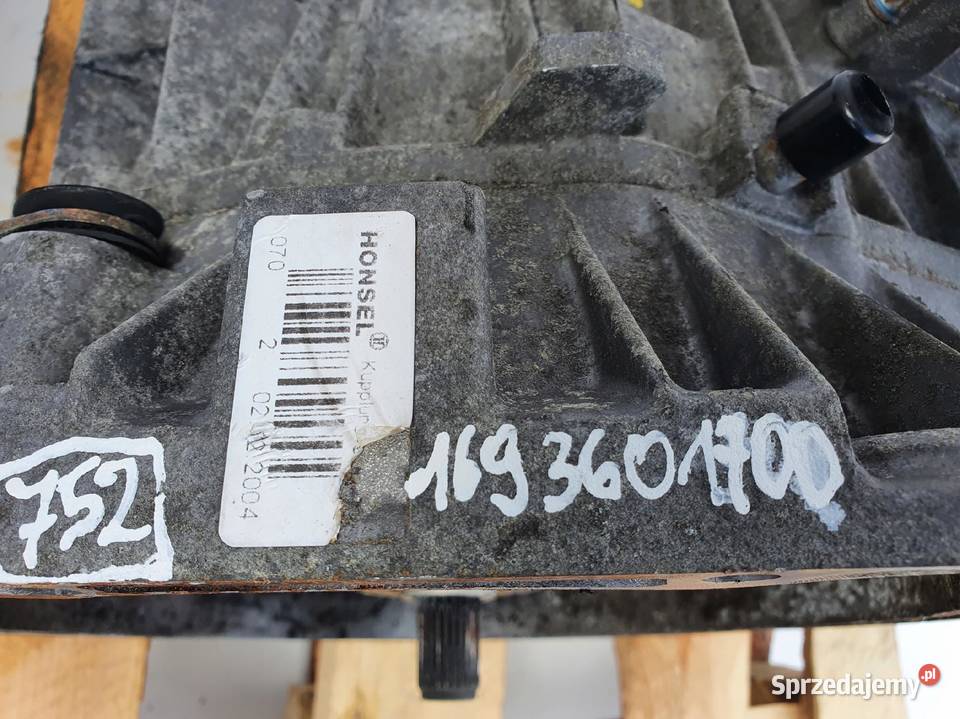 Mercedes W169 20 CDI SKRZYNIA BIEGÓW A1693601700 Rudka