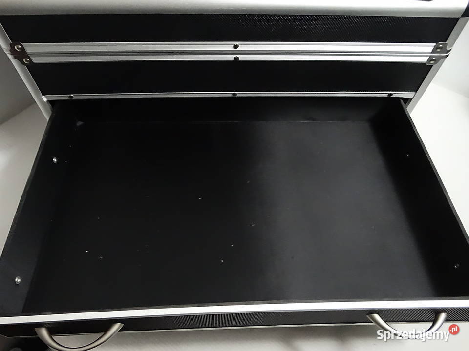 Duży Solidny Kufer Aluminiowy 49 z Szufladami Biłgoraj