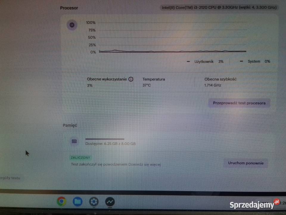 Samsung DDR3 8GB PC3 12800U 1600Mhz CL11 Sprawna Bydgoszcz