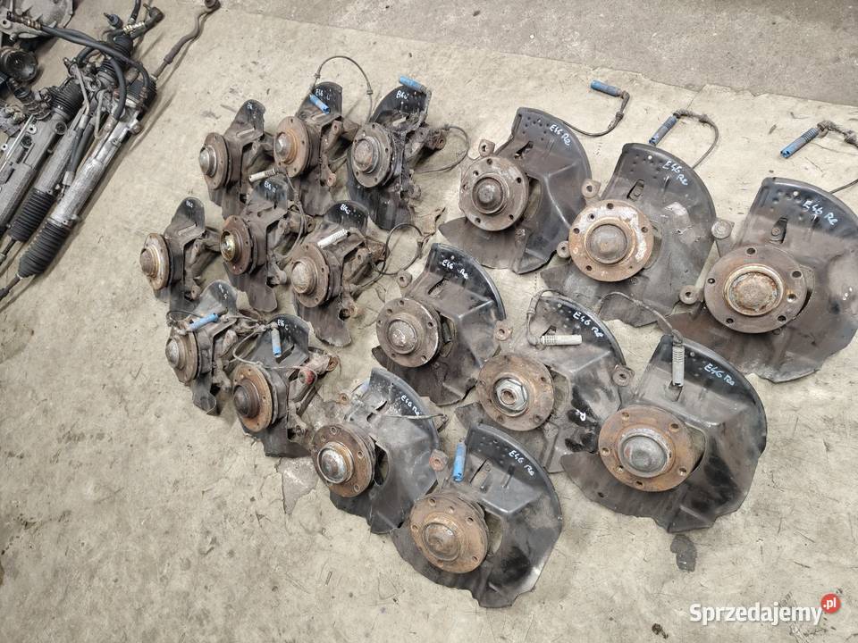 Bmw e46 zwrotnica przód prawa kompletna czujnik Aleksandrów Łódzki