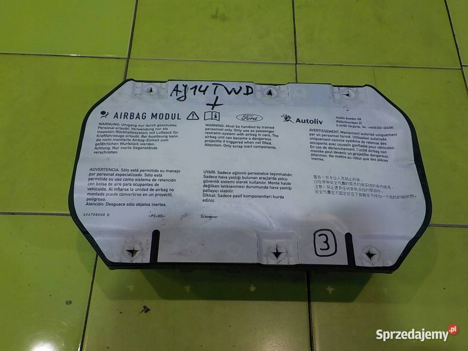 GRAND C II MK2 14r 5D AIRBAG poduszka pasazera Suków