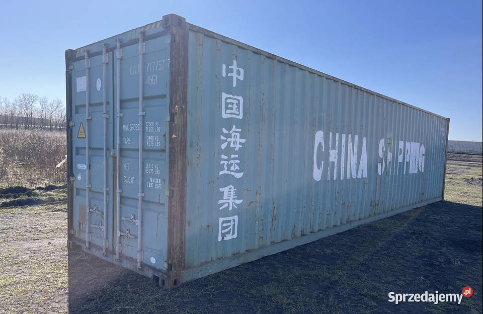 Kontener morski magazynowy 40 DVHC 12 metrowy
