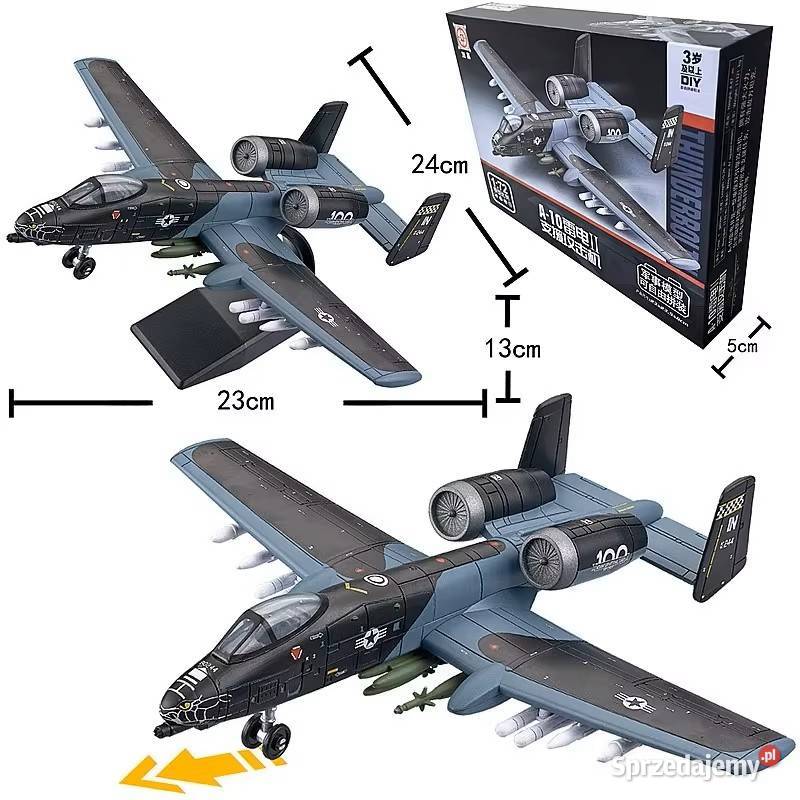 Samolot A10 Thunderbolt 172 Diecast Milanówek