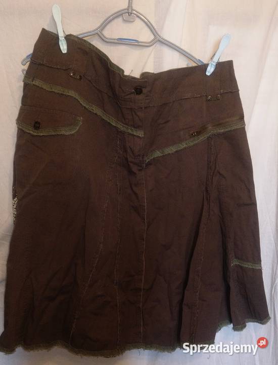 Khaki spódnica z kieszeniami awear L XL XXL Warszawa