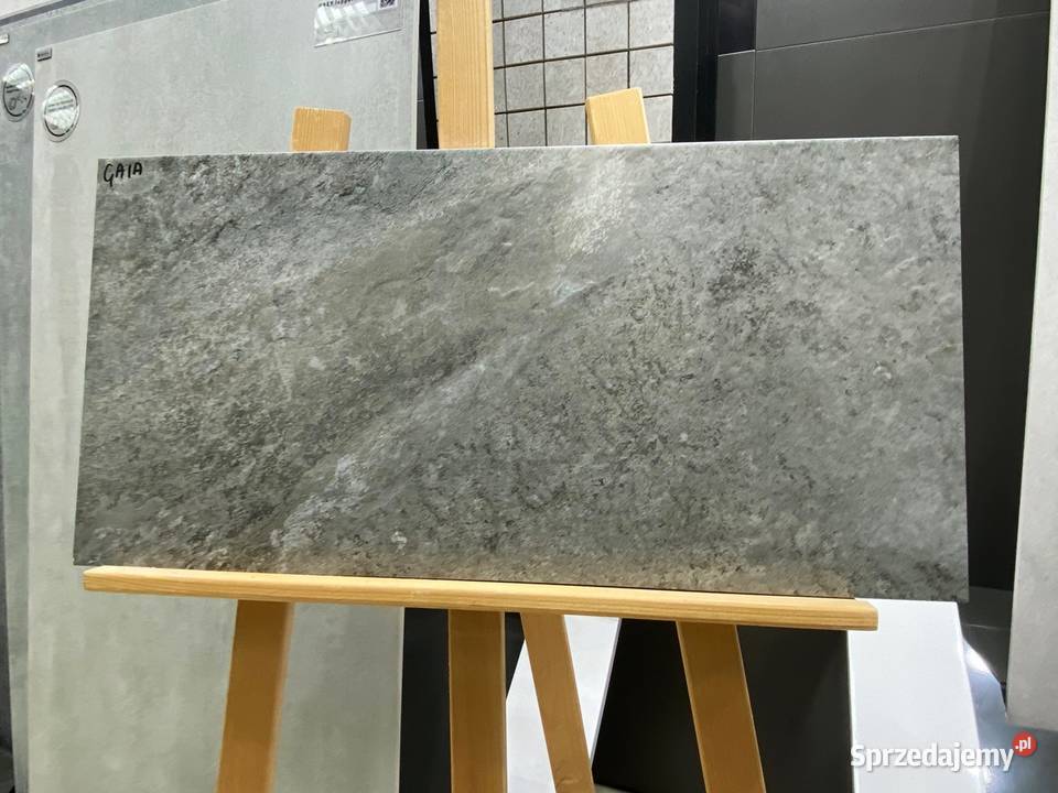 Gres 30x60 płytka szara łupek Gaja Podłogi i schody małopolskie Zakopane