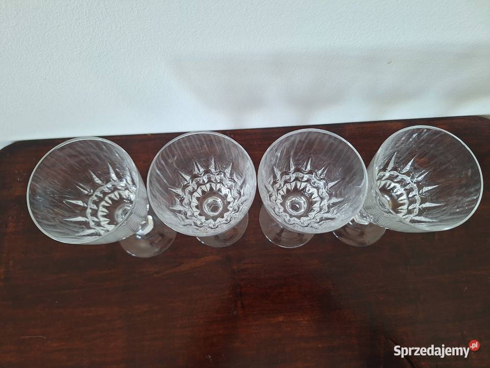 Cristal DArques France Pompadour zestaw 4 Gdańsk