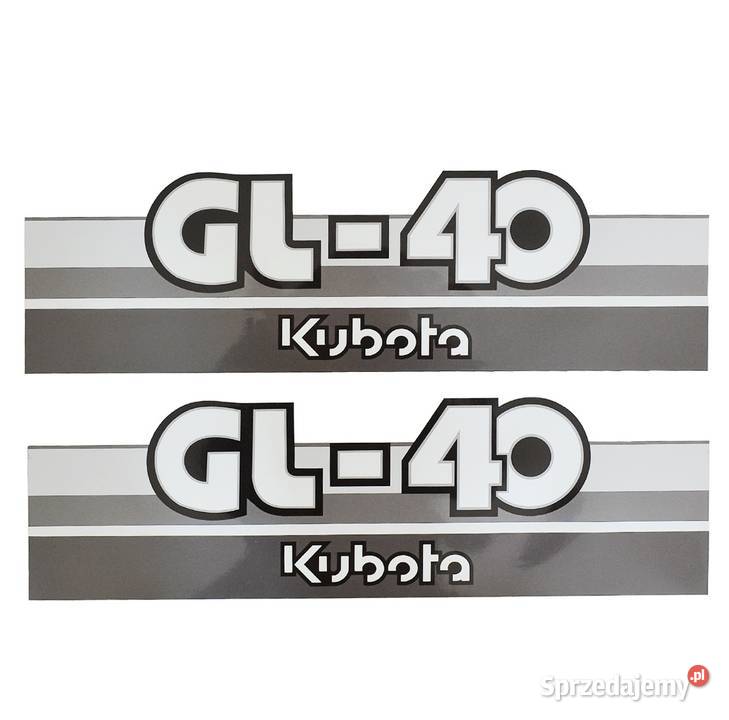 Naklejki Kubota GL40 Tajęcina