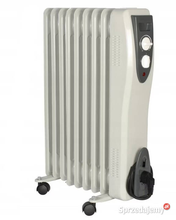 GRZEJNIK ELEKTRYCZNY OLEJOWY 2000W TERMOSTAT 9 Skawina