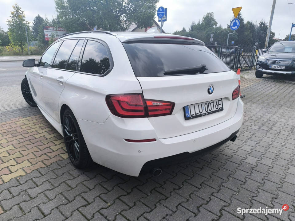 BMW 535 30d 313 M pakiet F10 20092017 biały lubelskie Łuków