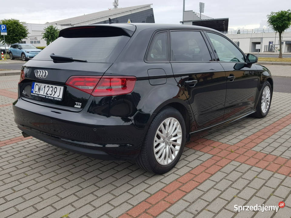 Audi A3 16 TDI Skóry Klimatronik Nawigacja lakier metallic Włocławek