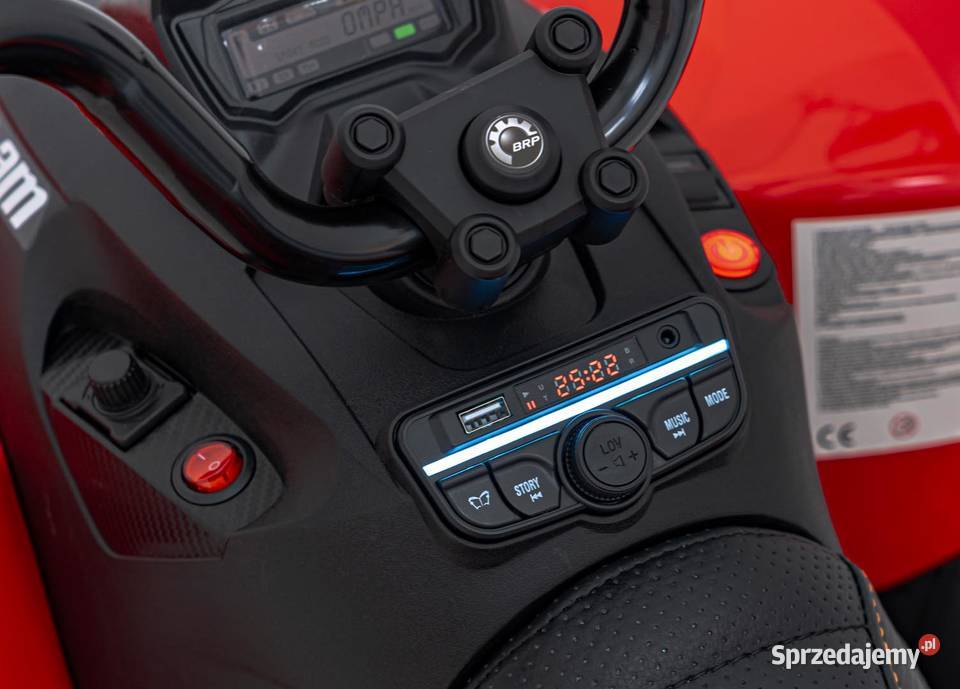 Quad 24V na akumulator Maverick 2x200W czerwony mazowieckie Warszawa sprzedam