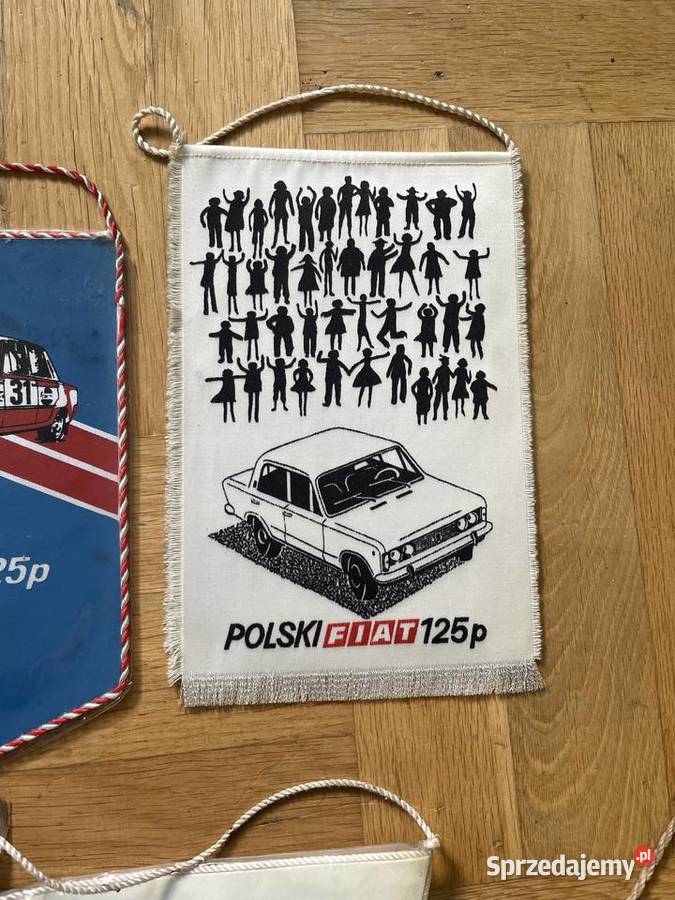 Polski Fiat 125p FSO 125p proporczyk
